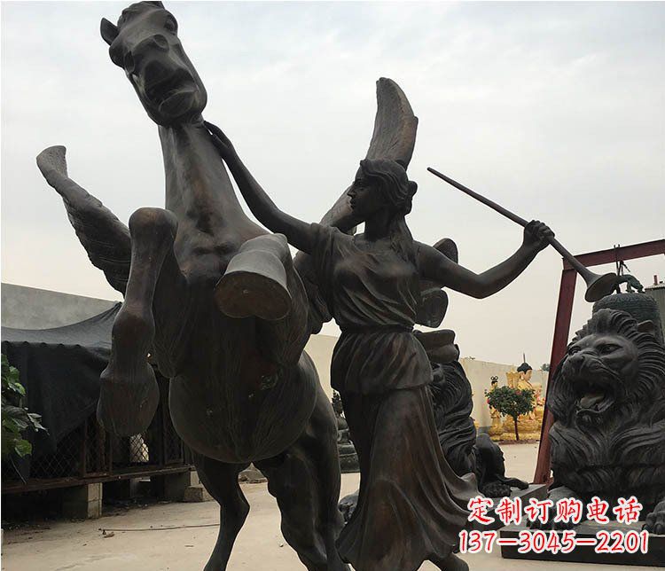 达州精美马动物铜雕摆件
