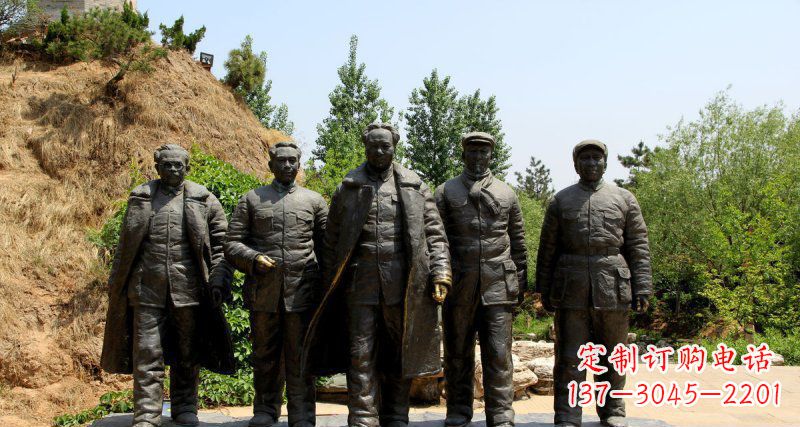达州传承历史,永记心间——中领雕塑毛主席人物铜雕