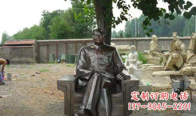 达州毛主席坐像广场伟人铜雕
