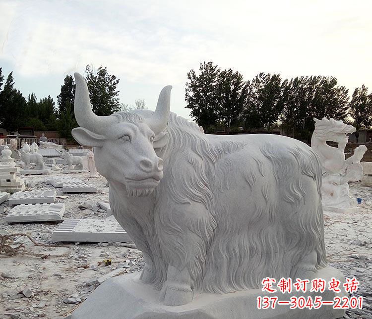 达州牦牛动物石雕
