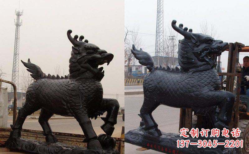 达州艺术精灵---麒麟神兽铜雕