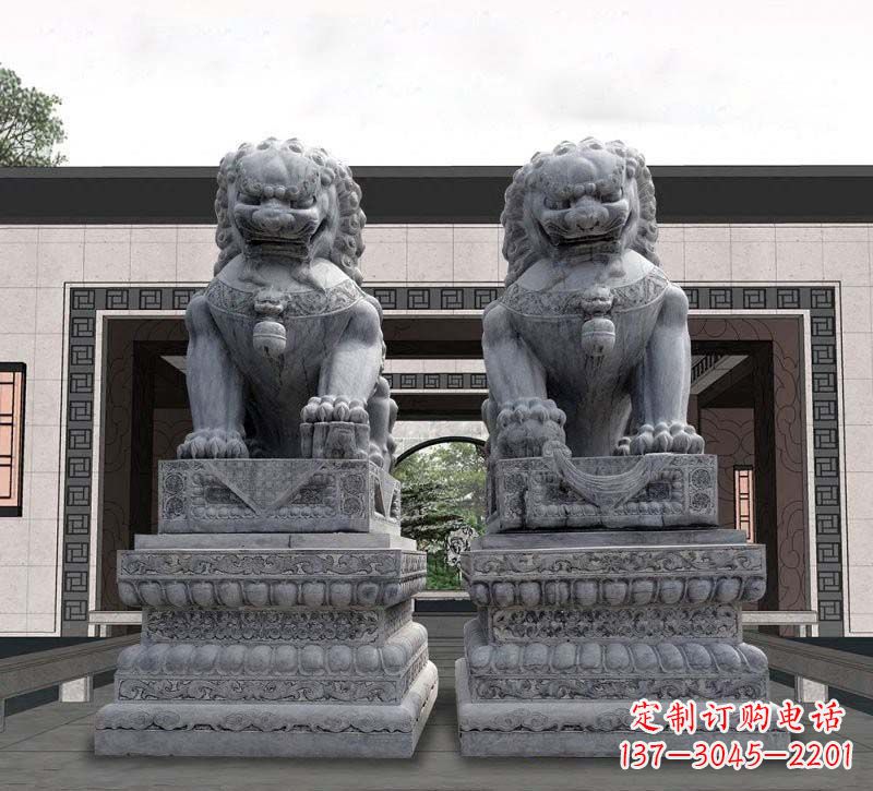 达州青石传统狮子石雕,引领传统艺术气息