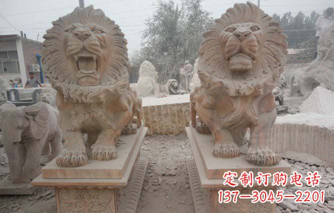 达州中领雕塑狮子雕塑给您带来动人心弦