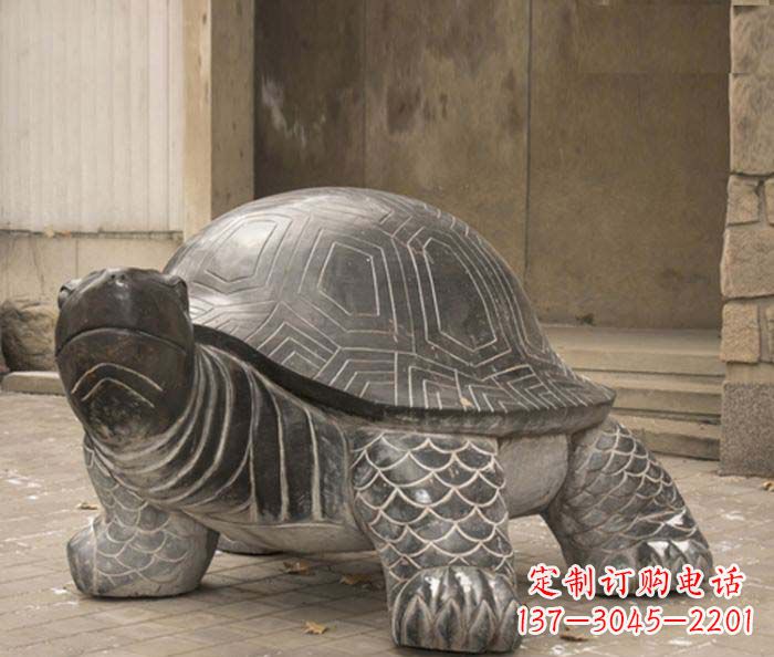 达州精美乌龟石雕把您的母子激情表达出来