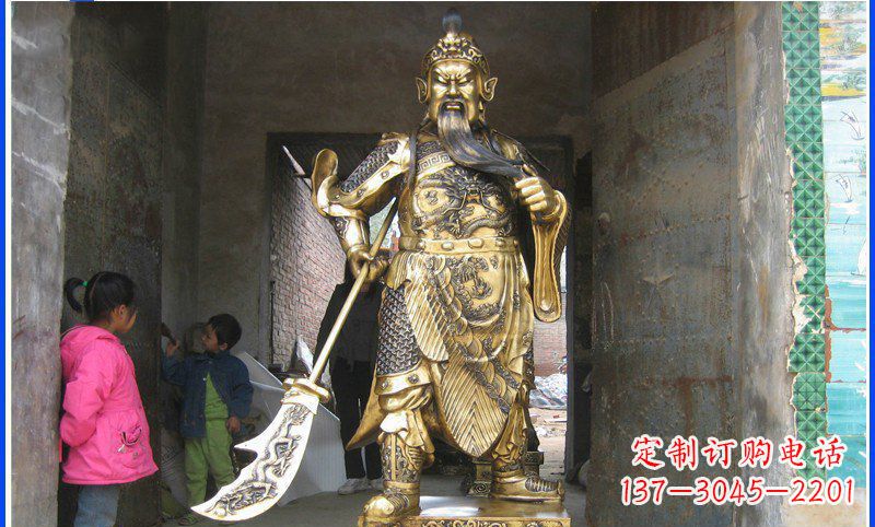 达州铸魂关公雕塑,让古老传说继续传承