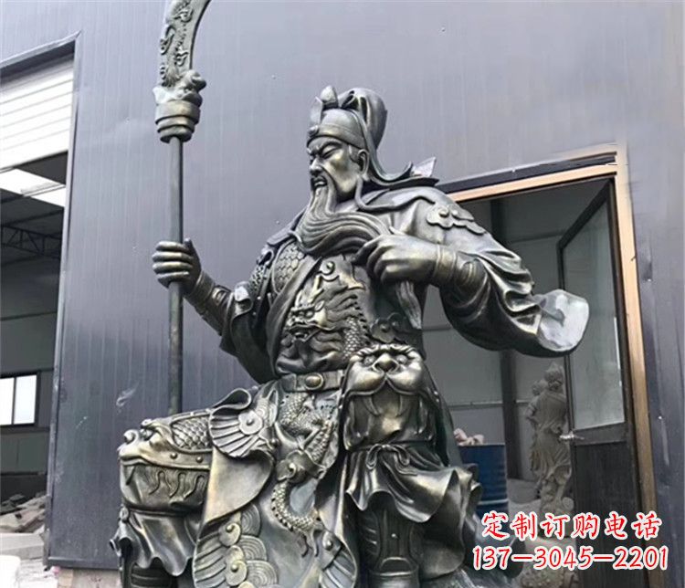 达州高雅典雅的关公铜雕