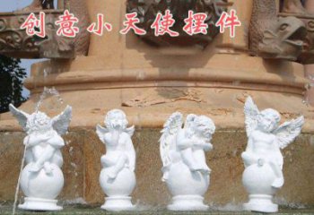 达州中领雕塑：汉白玉小天使雕塑