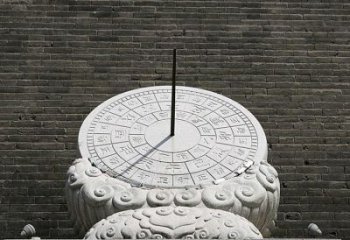 达州花岗岩古代计时器日晷雕塑