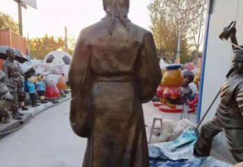 达州精美雕塑永流传——华佗名医铜雕（定制）