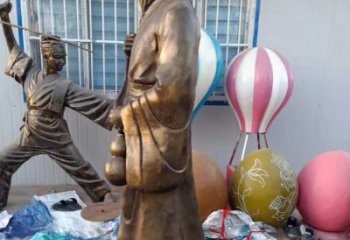 达州传承中医华佗的传奇—华佗名医铜雕
