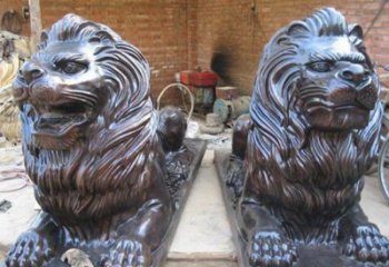 达州汇丰狮子铜雕塑是由中领雕塑制作的一款狮子…