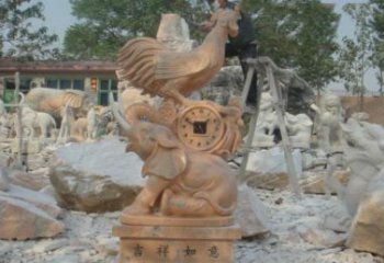 达州精美的公鸡石雕，带您回到传统
