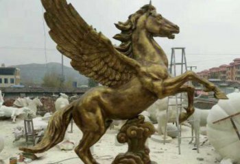 达州祥云飞马铜雕，艺术品之美