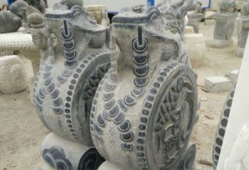 达州古韵深远，金蟾抱鼓石仿古门墩雕塑