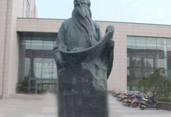 达州老子校园名人铜雕——精雕细琢，百年不朽