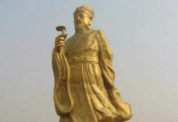 达州精美绝伦的李时珍铜雕