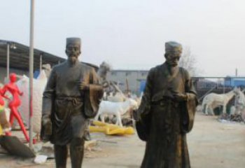 达州复兴古艺，海归精品—李时珍铜雕