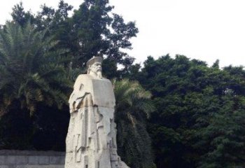 达州林则徐石雕塑，融合古典韵味与现代气息
