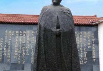 达州精美手工雕刻林则徐铜雕像