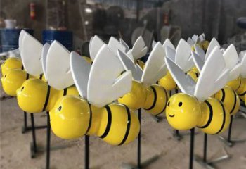 达州动感蜜蜂雕塑，营造精致的都市公园