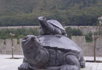 达州中领雕塑母子乌龟公园石雕