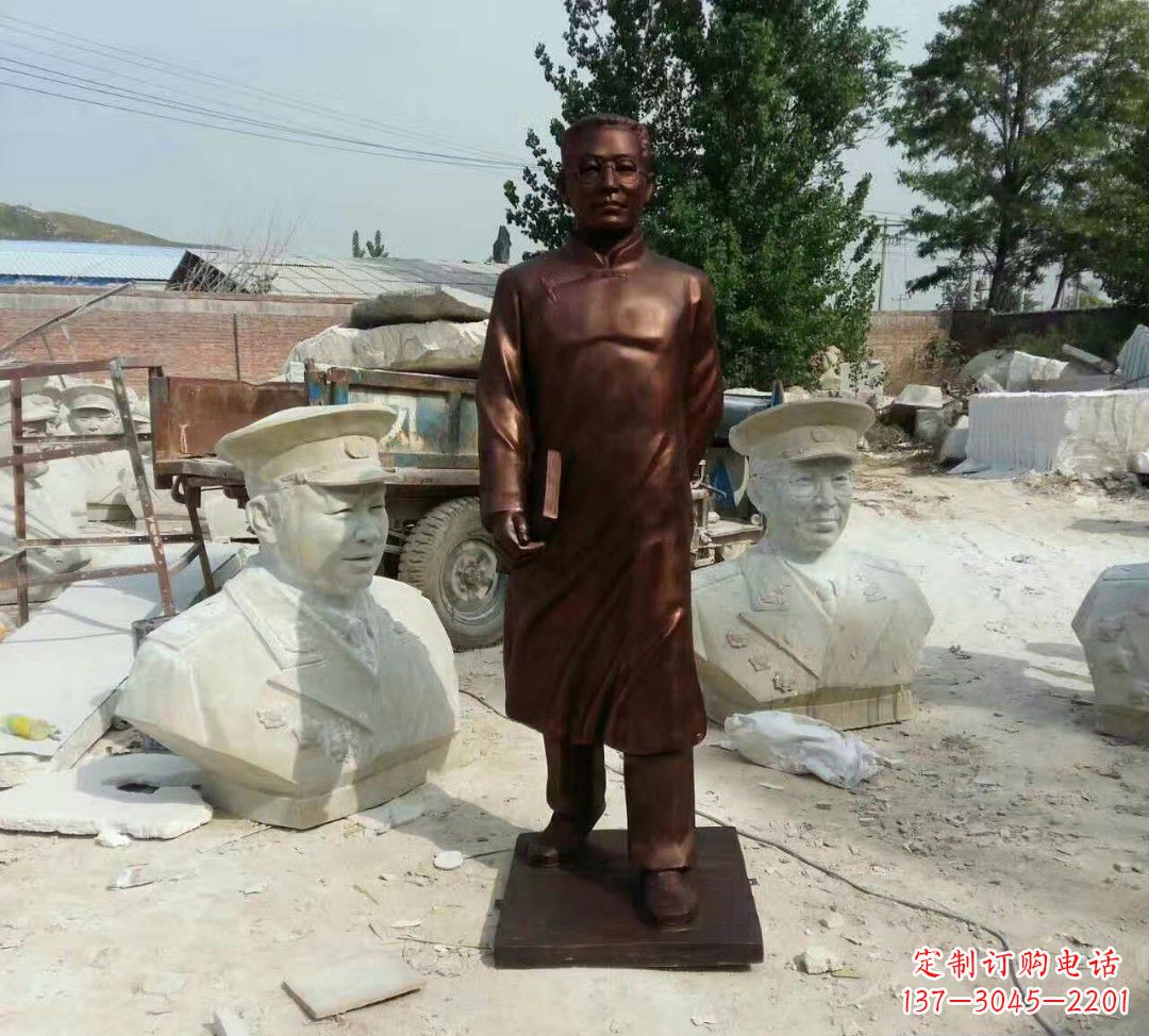 达州匠心精神打造经典陶行知雕塑
