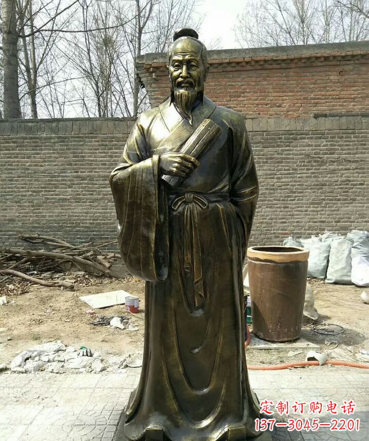 达州领雕塑:以张仲景铜雕为典范的传统工艺