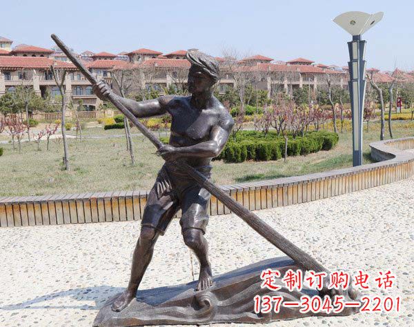 达州传道受业解惑的男子雕塑