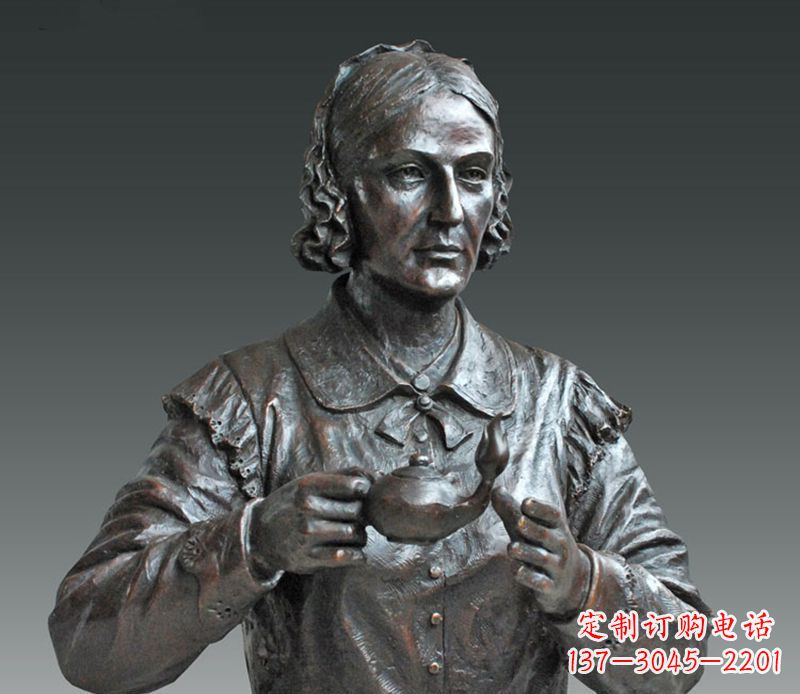 达州南丁格尔铜雕,尊贵雕塑定制