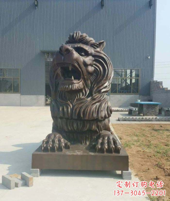 达州精美的欧式狮子铜雕