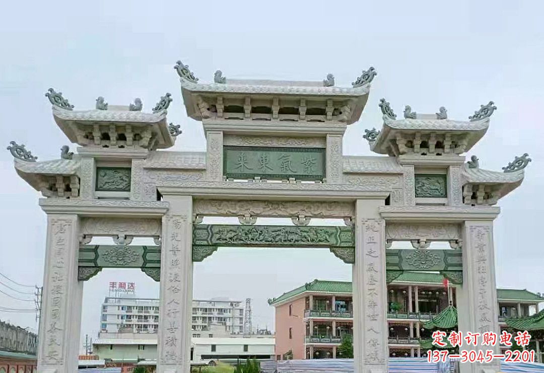 达州精美的牌楼石雕雕塑