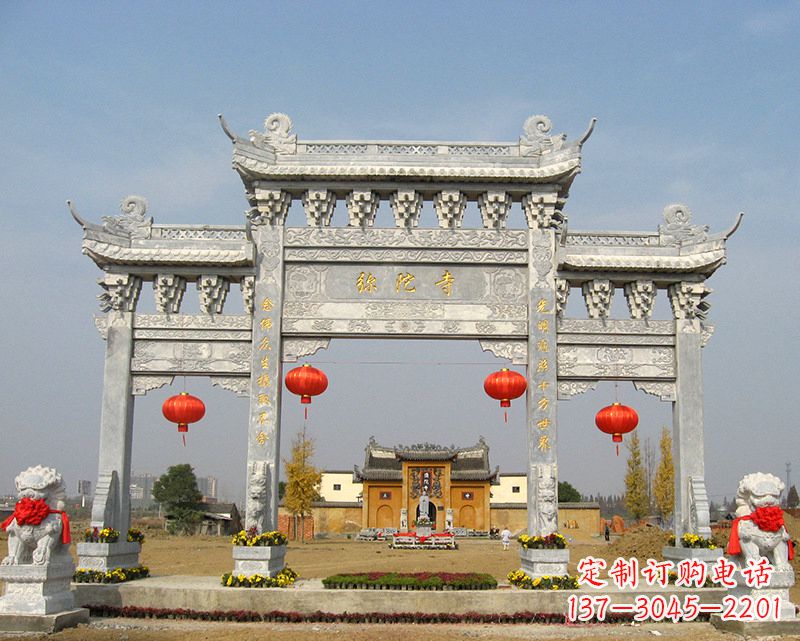 达州特色石雕牌坊,用心雕就是一种艺术