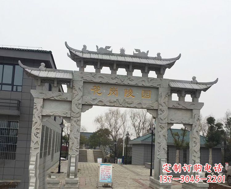 达州精美牌楼石雕,精致雕琢精美臻品