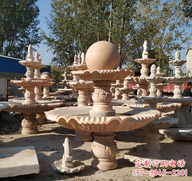 达州中领雕塑砂岩喷泉雕塑