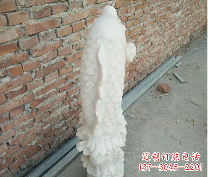 达州华丽而高雅,精美绝伦的喷水鲤鱼公园石雕