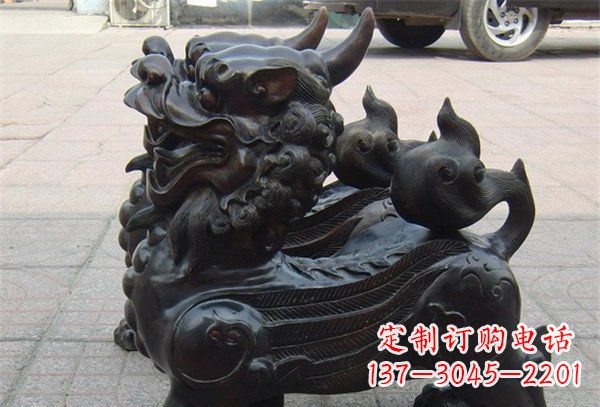 达州象征保护,美轮美奂的貔貅辟邪神兽铜雕