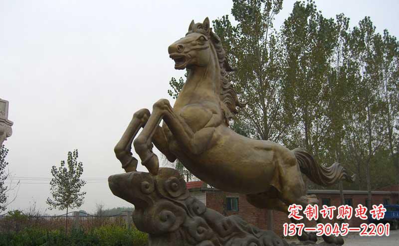 达州领雕塑专业设计制作高端精美的马铜雕,装饰…