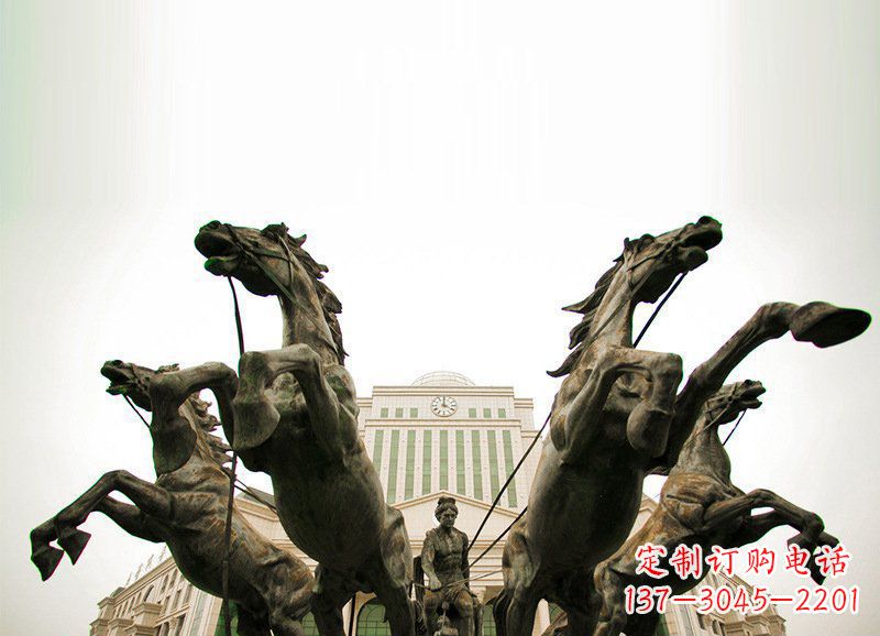 达州优雅马车雕塑,精致雕琢,点缀你的生活