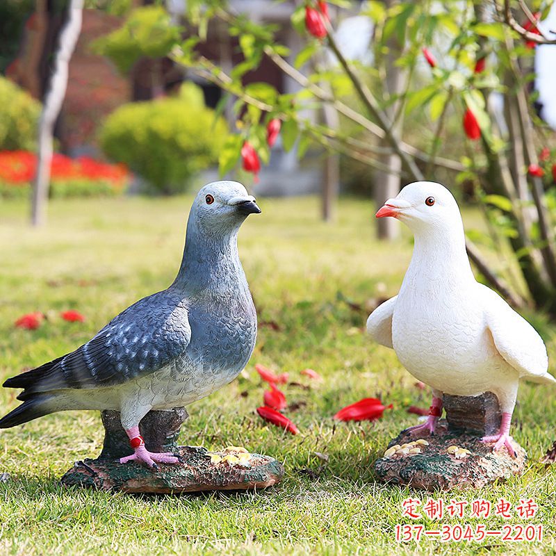 达州秦皇岛和平鸽雕塑:表达和平与友谊的象征
