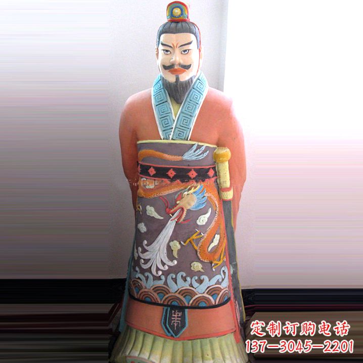 达州中国领先的秦始皇钢玻璃雕塑