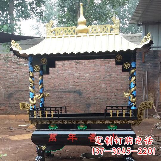 达州琴书侣文铜香炉|传承文雅风韵