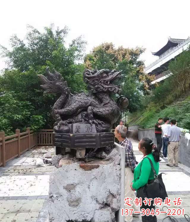 达州青龙神兽雕塑