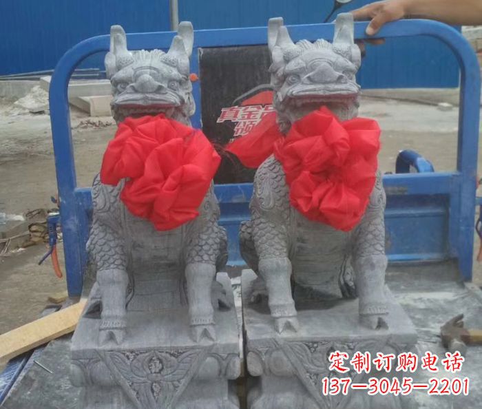 达州古典麒麟雕塑,带着神秘古典气息