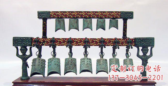 达州青铜编钟古代乐器雕塑