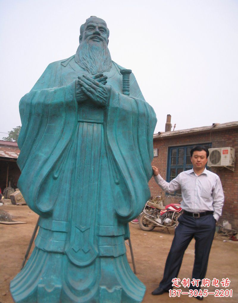 达州来自中国历史的经典孔子雕塑