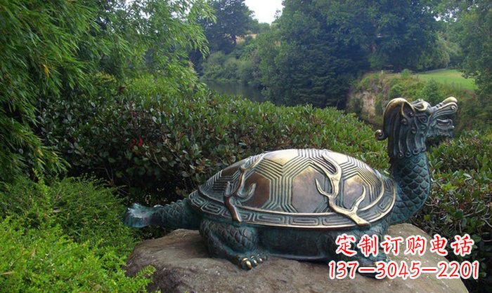 达州融合经典的青铜龙雕塑