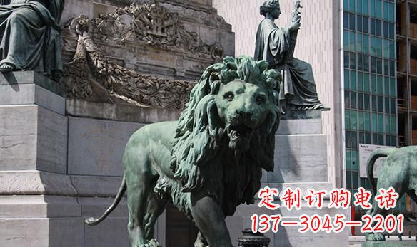 达州青铜狮子摆件