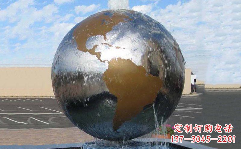 达州精细不锈钢地球雕塑,让您的家居更有文艺范