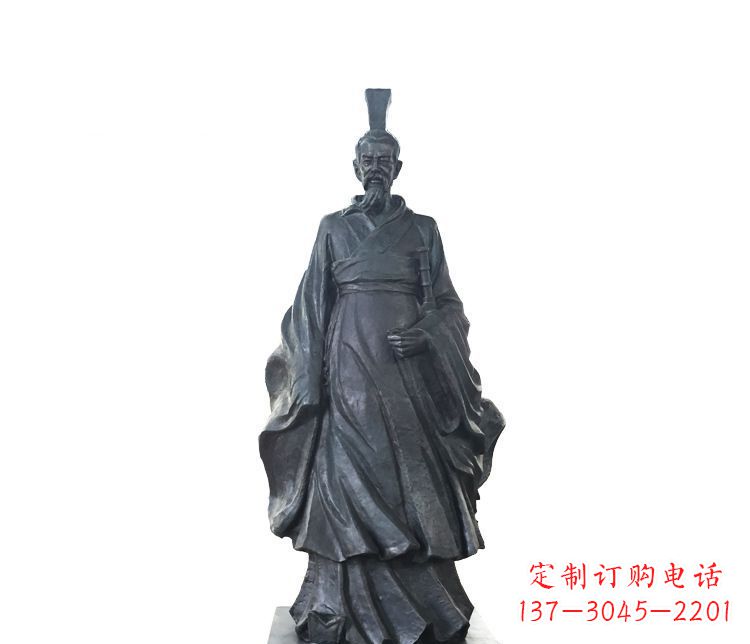 达州精美绝伦的屈原雕塑