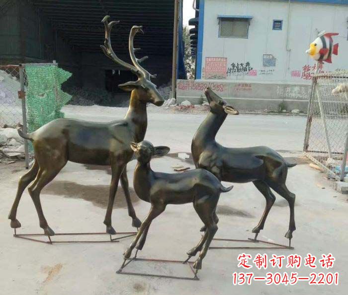 达州群雄逐鹿,铸就精致鹿雕